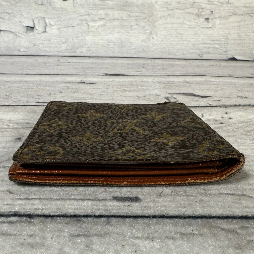 Louis Vuitton Men’s fold Wallet Brown Monogram Canvas Leather - Picture 5 of 14